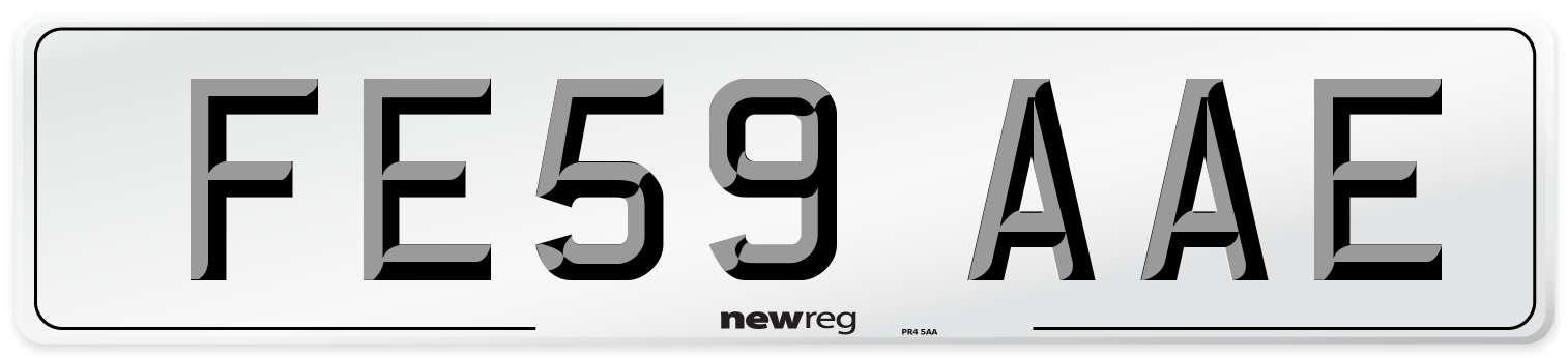 FE59 AAE Number Plate from New Reg